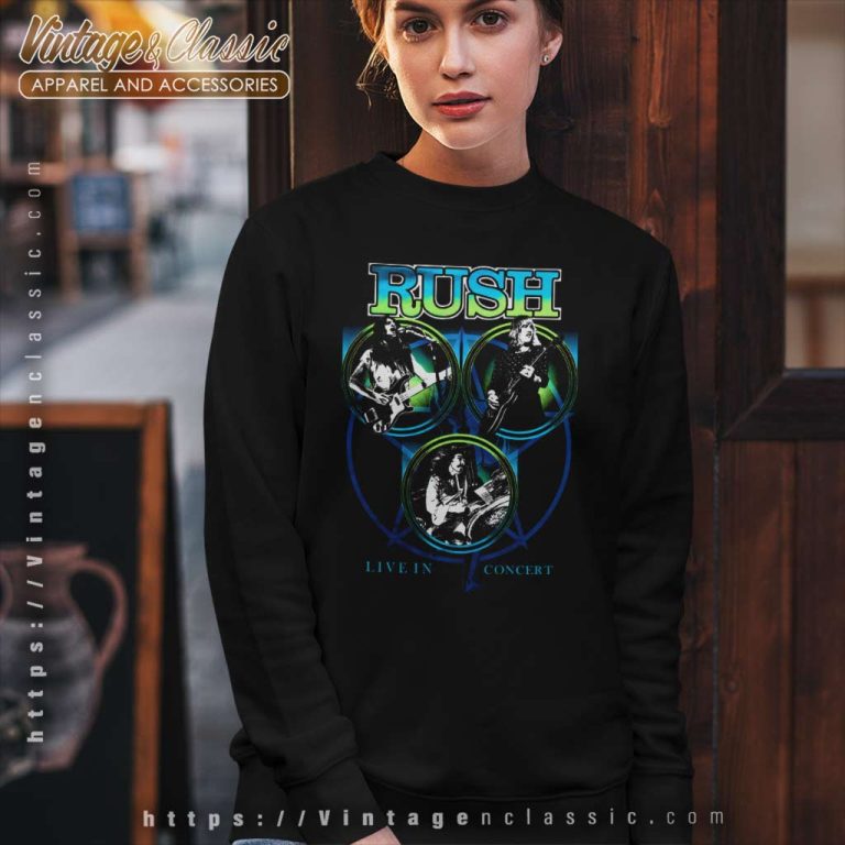 Rush Live In Concert Sweatshirt Rush Live In Concert Sweatshirt