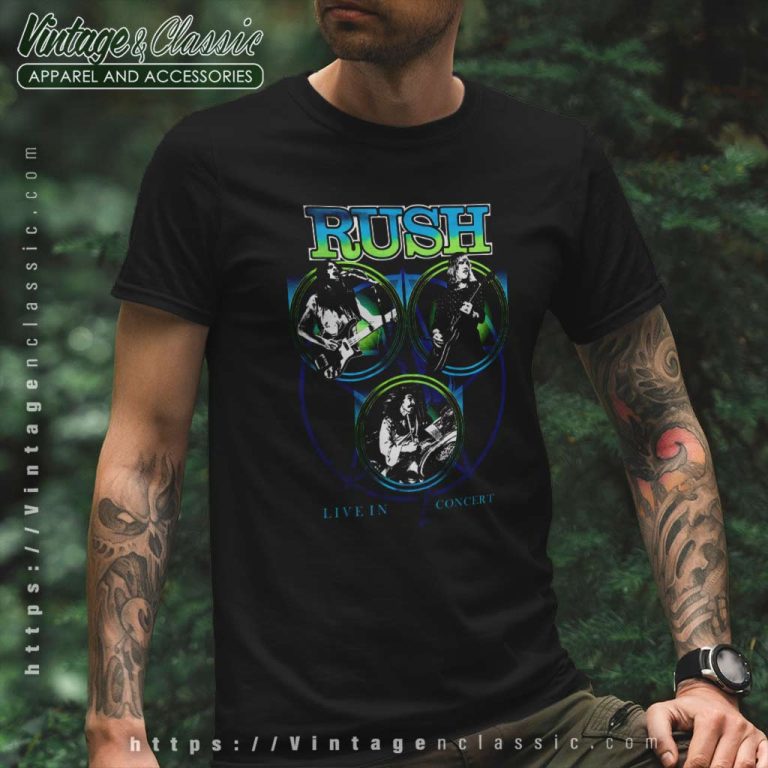 Rush Live In Concert T Shirt Rush Live In Concert T Shirt