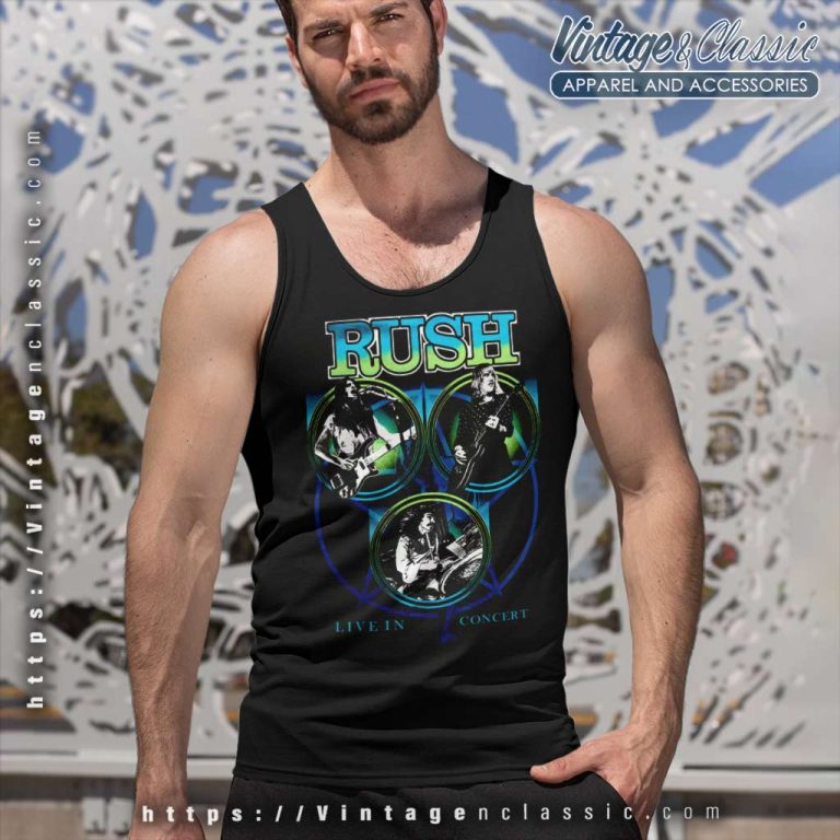 Rush Live In Concert Tank Top Racerback Rush Live In Concert Tank Top Racerback