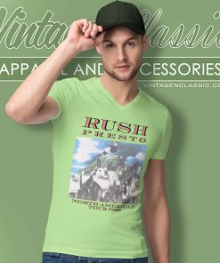 Rush North American Tour Shirt 6 Rush North American Tour V Neck TShirt