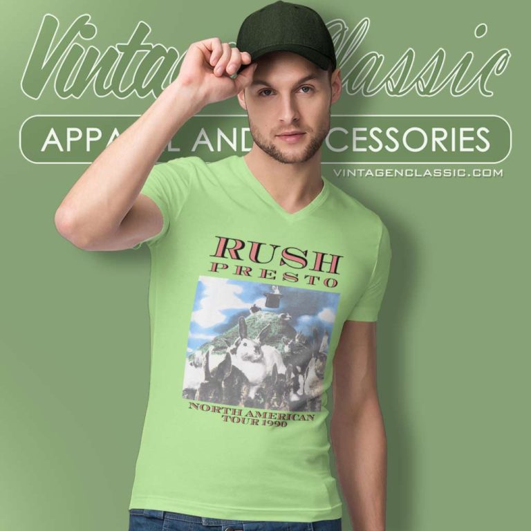 Rush North American Tour V Neck TShirt Rush North American Tour V Neck TShirt