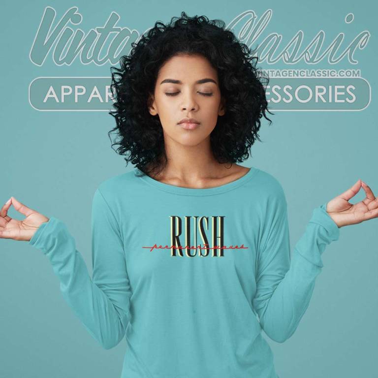 Rush Permanent Waves Long Sleeve Tee Rush Permanent Waves Long Sleeve Tee