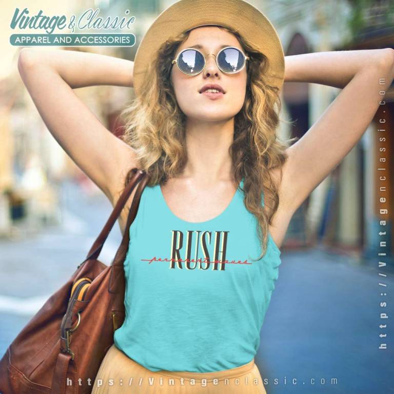 Rush Permanent Waves Tank Top Racerback Rush Permanent Waves Tank Top Racerback