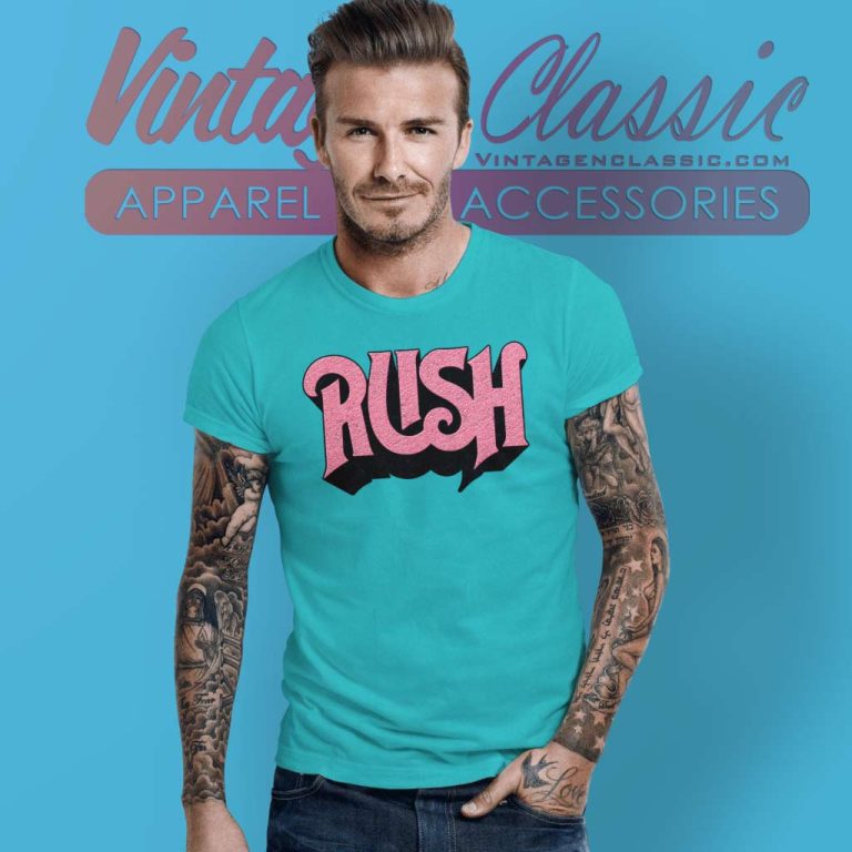 Rush Pink Logo T Shirt Rush Pink Logo T Shirt