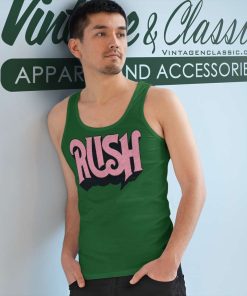 Rush Pink Logo Shirt 5 Rush Pink Logo Tank Top Racerback