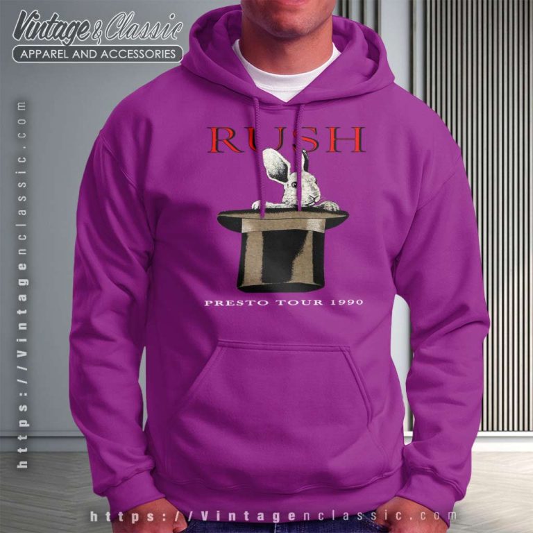 Rush Presto Tour 1990 Hoodie Rush Presto Tour 1990 Hoodie