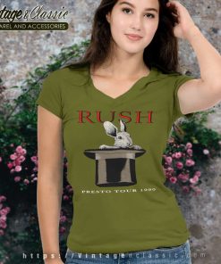 Rush Presto Tour 1990 V Neck TShirt