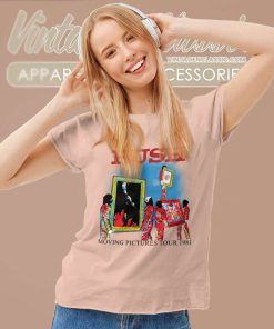Rush Shirt 1981 Moving Pictures Tour Women TShirt