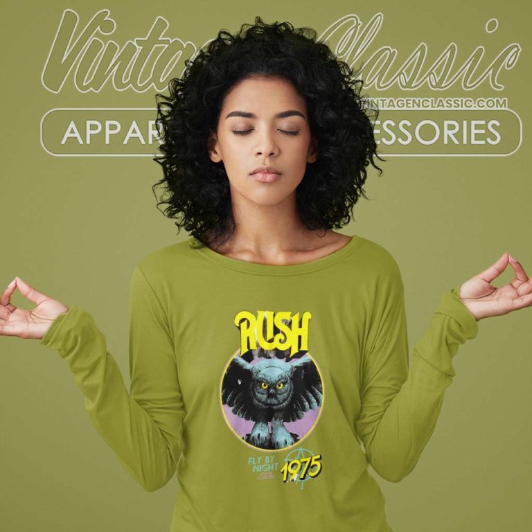 Rush Shirt Fly By Night Live Long Sleeve Tee Rush Shirt Fly By Night Live Long Sleeve Tee