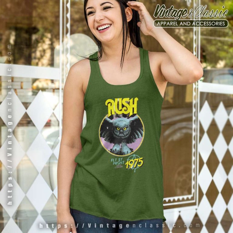 Rush Shirt Fly By Night Live Tank Top Racerback Rush Shirt Fly By Night Live Tank Top Racerback