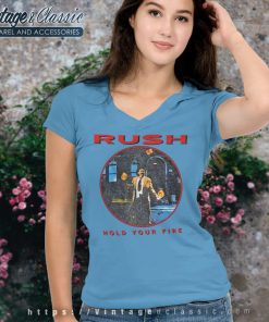 Rush Shirt Hold Your Fire Tour V Neck TShirt