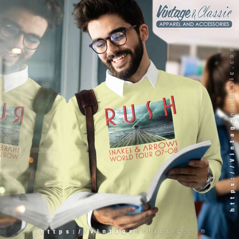 Rush Shirt Snakes Arrows World Tour Sweatshirt Rush Shirt Snakes Arrows World Tour Sweatshirt