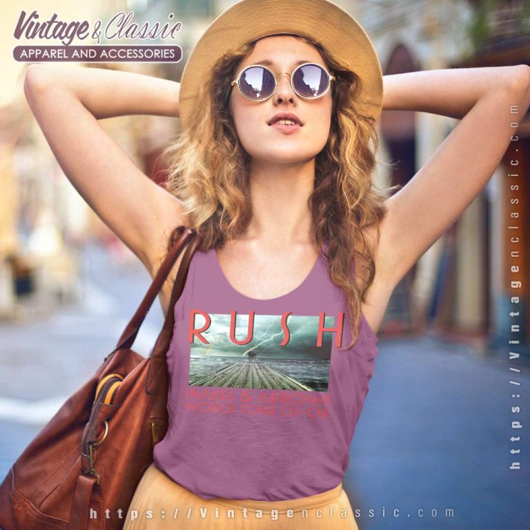 Rush Shirt Snakes Arrows World Tour Tank Top Racerback Rush Shirt Snakes Arrows World Tour Tank Top Racerback