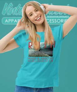 Rush Shirt Snakes Arrows World Tour Women TShirt