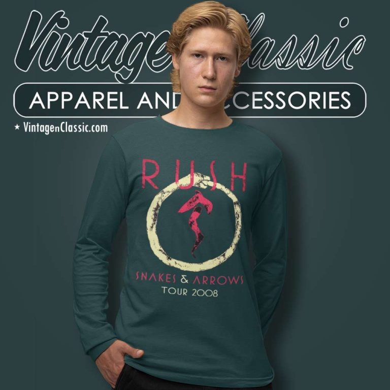 Rush Snakes And Arrows Long Sleeve Tee Rush Snakes And Arrows Long Sleeve Tee