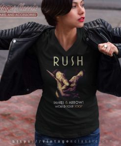 Rush Snakes Arrows Tour Shirt 6 Rush Snakes Arrows Tour V Neck TShirt