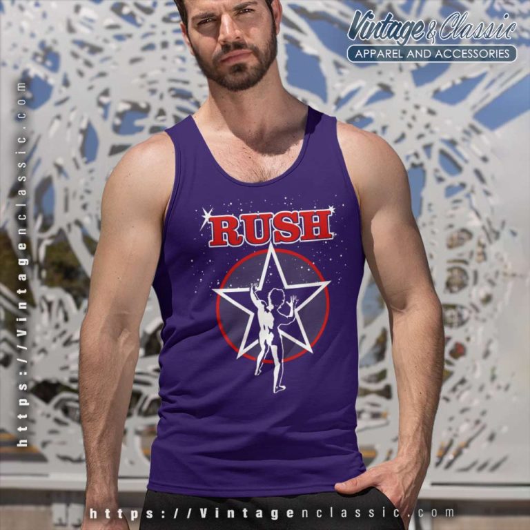 Rush Starman Logo Tank Top Racerback Rush Starman Logo Tank Top Racerback