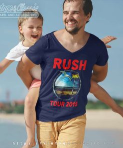 Rush Tour 2015 Shirt 6 Rush Tour 2015 V Neck TShirt