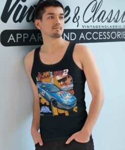Rusty Wallace 2 Miller Lite Nascar Tank Top Racerback