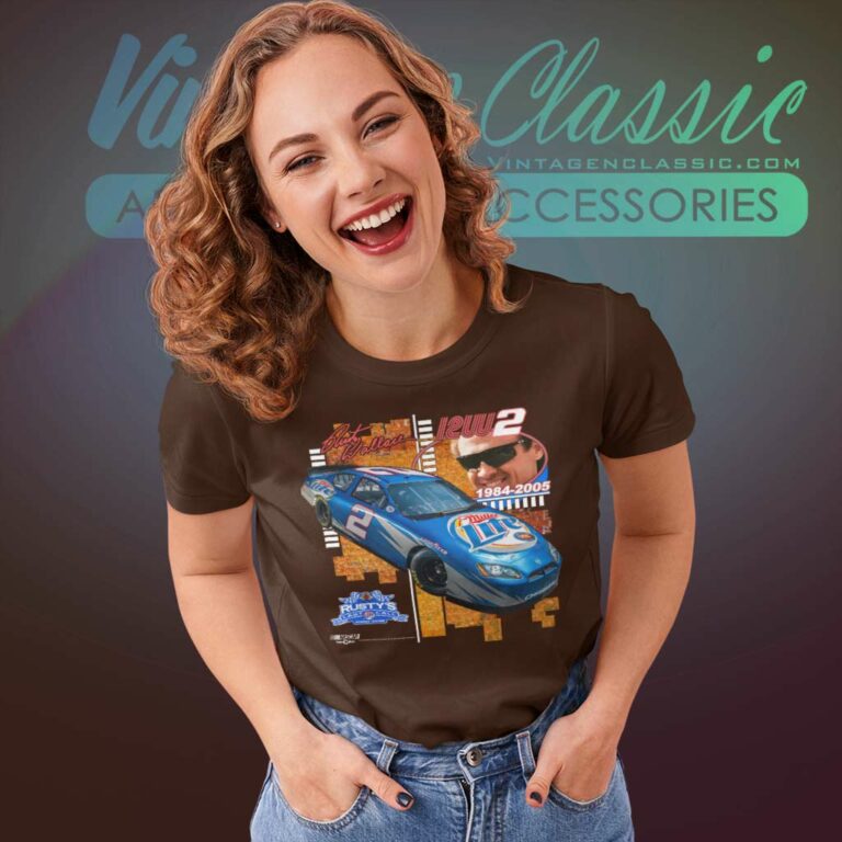 Rusty Wallace 2 Miller Lite Nascar Women TShirt Rusty Wallace 2 Miller Lite Nascar Women TShirt