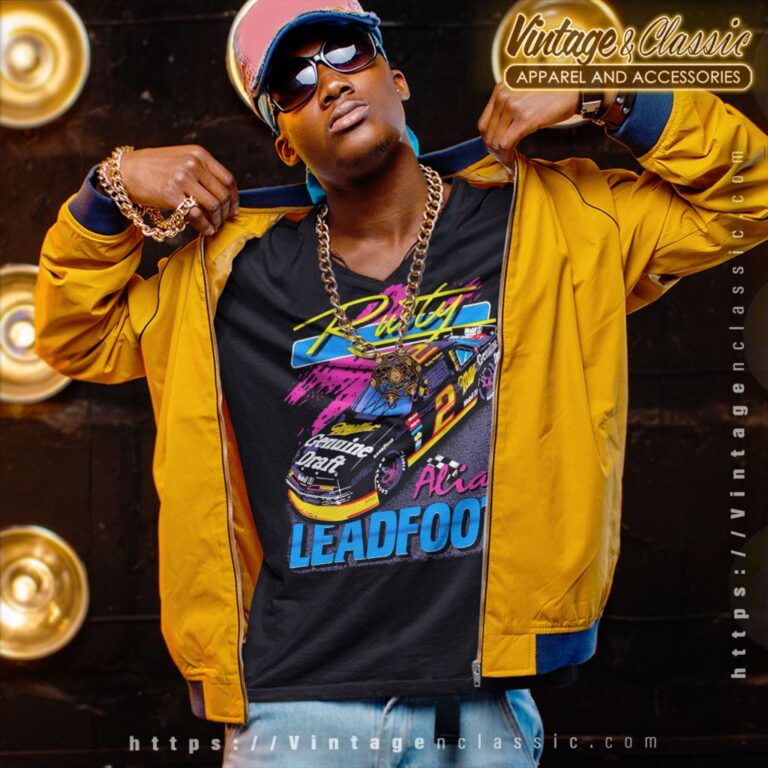 Rusty Wallace Alias Leadfoot V Neck TShirt Rusty Wallace Alias Leadfoot V Neck TShirt