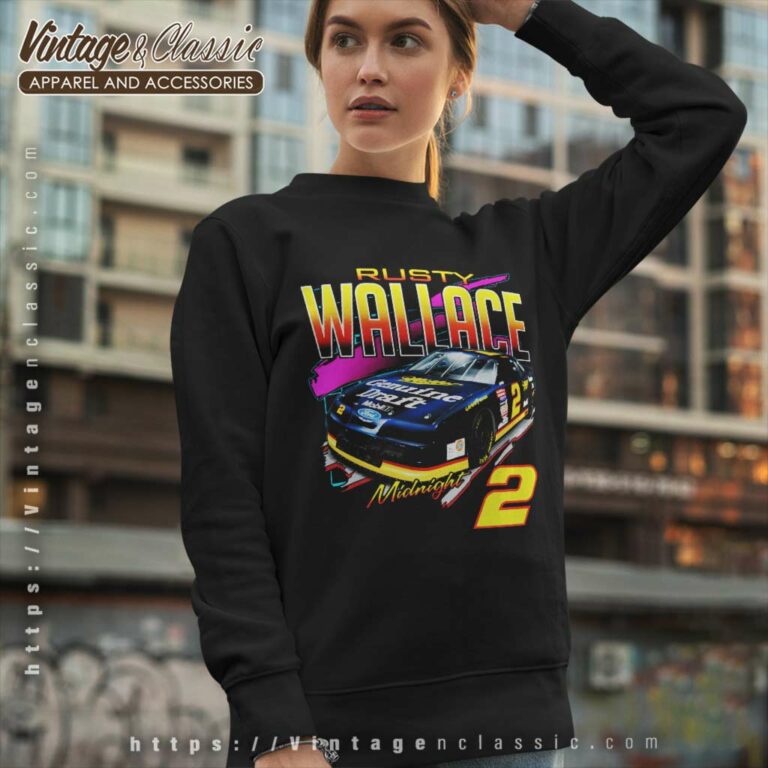 Rusty Wallace Midnight 2 Nascar Sweatshirt Rusty Wallace Midnight 2 Nascar Sweatshirt