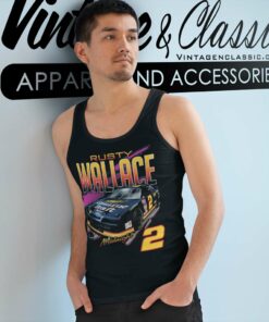 Rusty Wallace Midnight 2 Nascar Tank Top Racerback