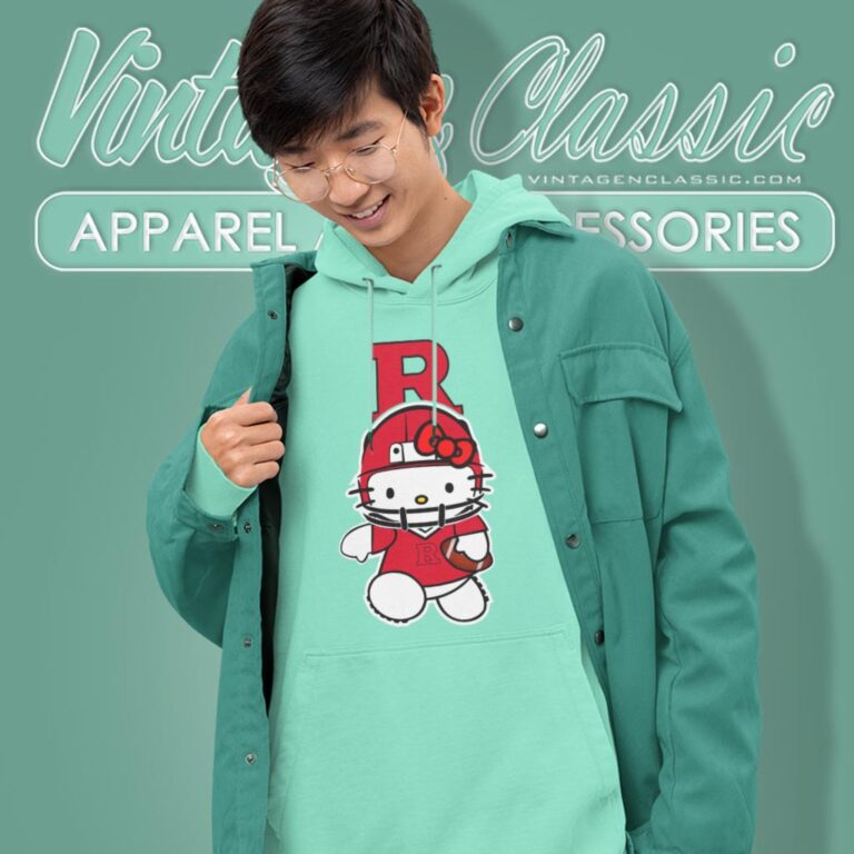 Rutgers Scarlet Knights Hello Kitty Hoodie Rutgers Scarlet Knights Hello Kitty Hoodie