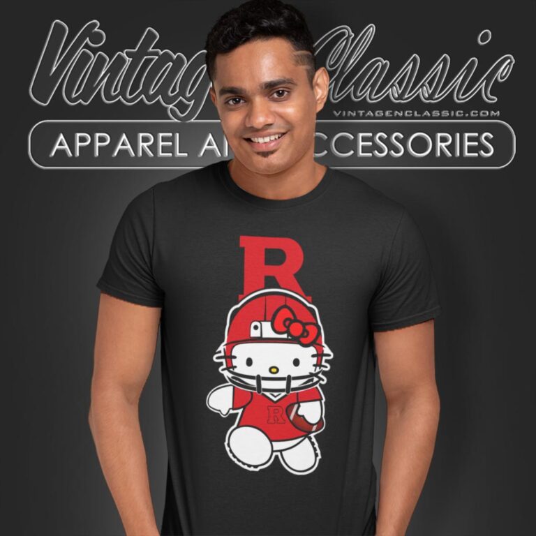 Rutgers Scarlet Knights Hello Kitty T Shirt Rutgers Scarlet Knights Hello Kitty T Shirt