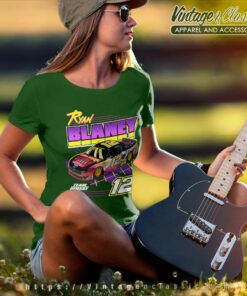Ryan Blaney 12 Nascar Team Penske Women TShirt