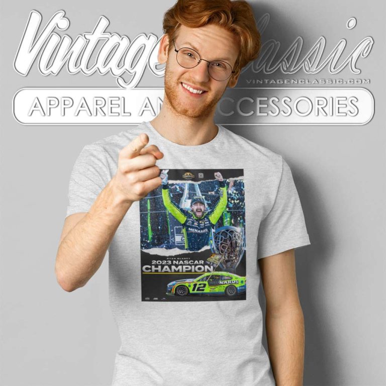 Ryan Blaney 2023 Nascar Championship T Shirt Ryan Blaney 2023 Nascar Championship T Shirt