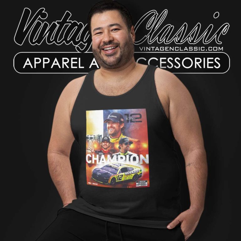 Ryan Blaney 2023 Nascar Cup Series Champion Tank Top Racerback 1 Ryan Blaney 2023 Nascar Cup Series Champion Tank Top Racerback 1