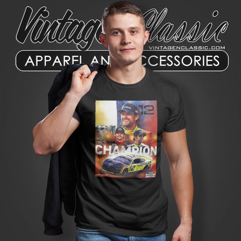 Ryan Blaney 2023 Nascar Cup Series Champion Team Penske T Shirt Ryan Blaney 2023 Nascar Cup Series Champion Team Penske T Shirt