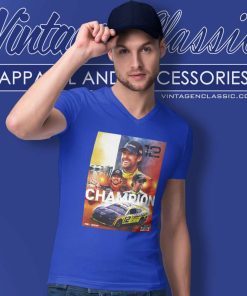 Ryan Blaney 2023 Nascar Cup Series Champion V Neck TShirt