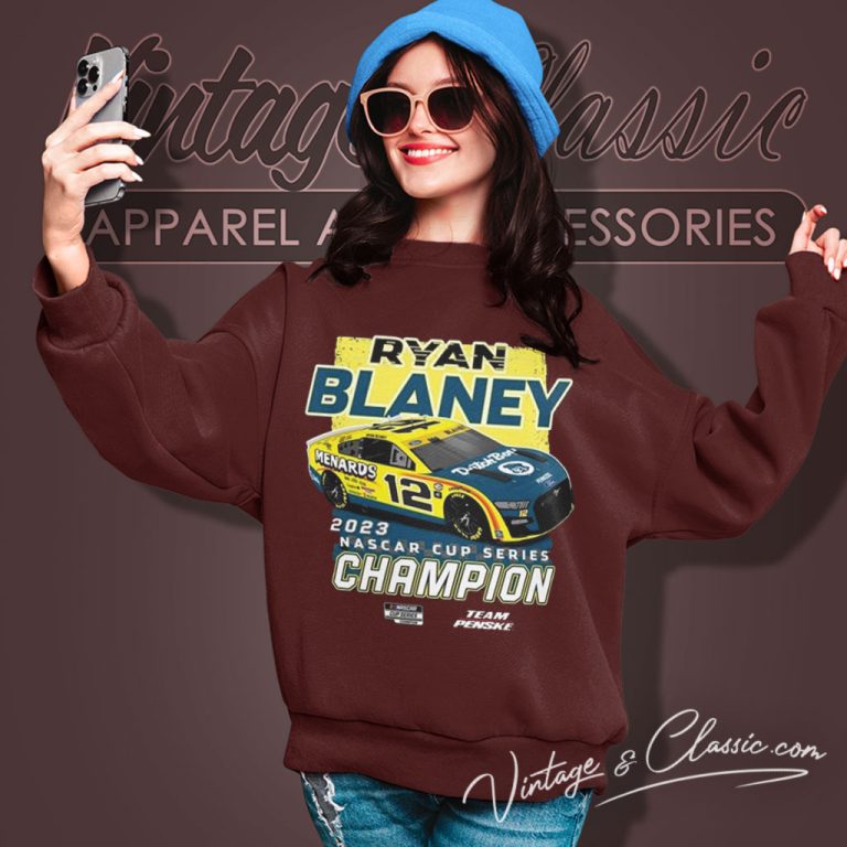 Ryan Blaney 2023 Shirt Nascar Cup Series Champion Sweatshirt Ryan Blaney 2023 Shirt Nascar Cup Series Champion Sweatshirt