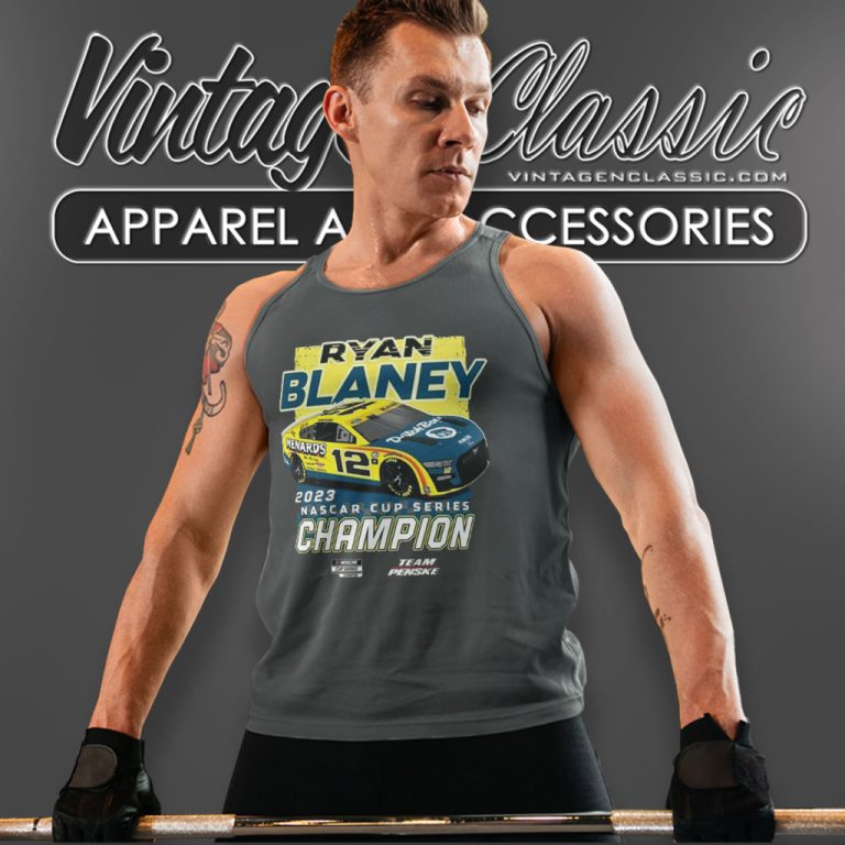 Ryan Blaney 2023 Shirt Nascar Cup Series Champion Tank Top Racerback Ryan Blaney 2023 Shirt Nascar Cup Series Champion Tank Top Racerback