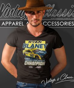 Ryan Blaney 2023 Shirt Nascar Cup Series Champion V Neck TShirt