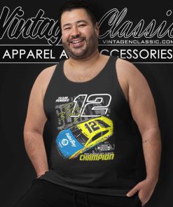 Ryan Blaney Nascar Cup Series Champion Car Tank Top Racerback