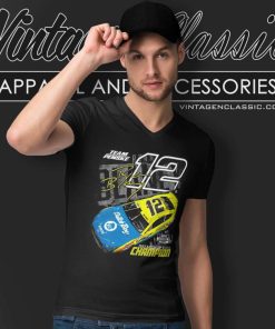 Ryan Blaney Nascar Cup Series Champion Car V Neck TShirt