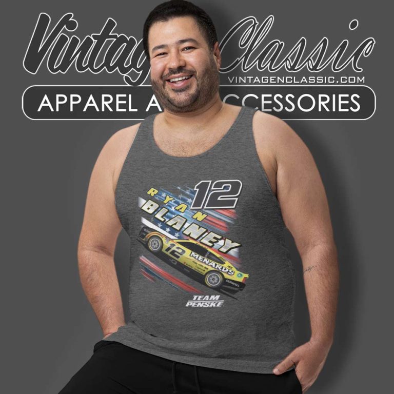Ryan Blaney Team Penske Champion 2023 Tank Top Racerback Ryan Blaney Team Penske Champion 2023 Tank Top Racerback