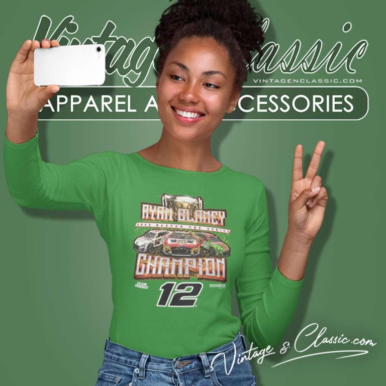 Ryan Blaney Team Penske Nascar Champion 2023 Long Sleeve Tee Ryan Blaney Team Penske Nascar Champion 2023 Long Sleeve Tee