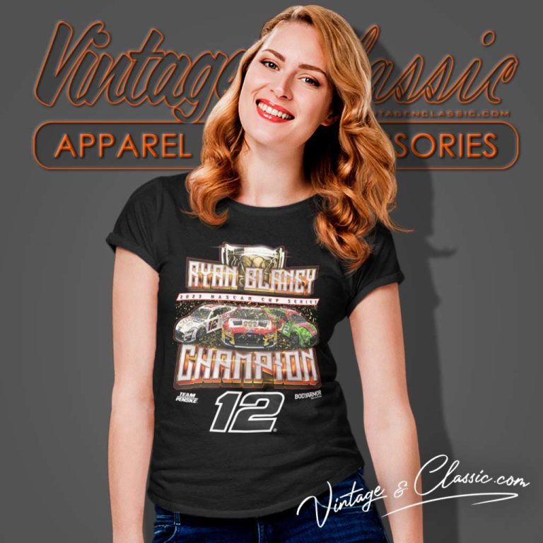 Ryan Blaney Team Penske Nascar Champion 2023 Women TShirt Ryan Blaney Team Penske Nascar Champion 2023 Women TShirt