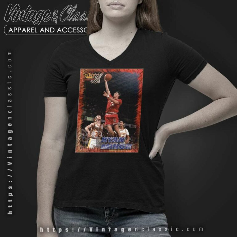 Ryan Minor Shirt Roundball Rr32 V Neck TShirt Ryan Minor Shirt Roundball Rr32 V Neck TShirt