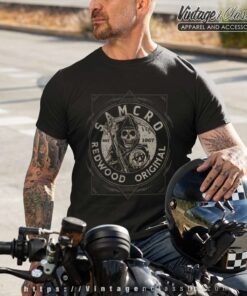 SAMCRO Redwood Original EST 1967 T Shirt Black