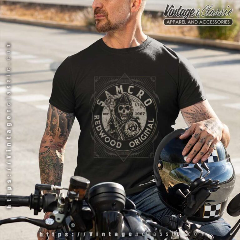 SAMCRO Redwood Original EST 1967 T Shirt Black SAMCRO Redwood Original EST 1967 T Shirt Black