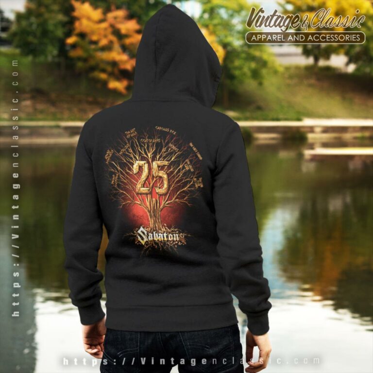 Sabaton 25th Anniversary Backside Hoodie Sabaton 25th Anniversary Backside Hoodie
