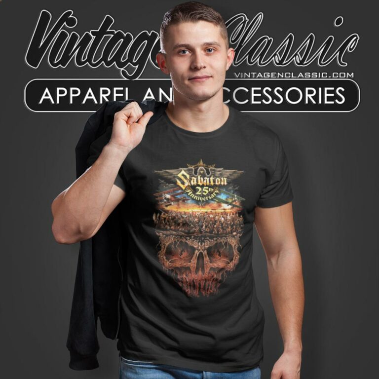 Sabaton 25th Anniversary T Shirt Sabaton 25th Anniversary T Shirt