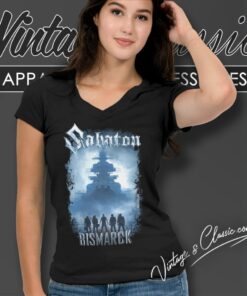 Sabaton Bismarck V Neck TShirt