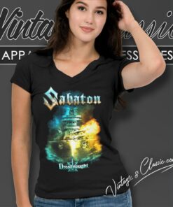 Sabaton Dreadnought V Neck TShirt