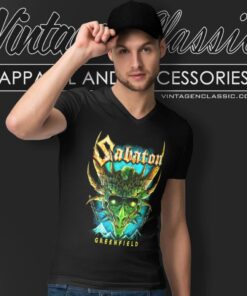 Sabaton Greenfield V Neck TShirt